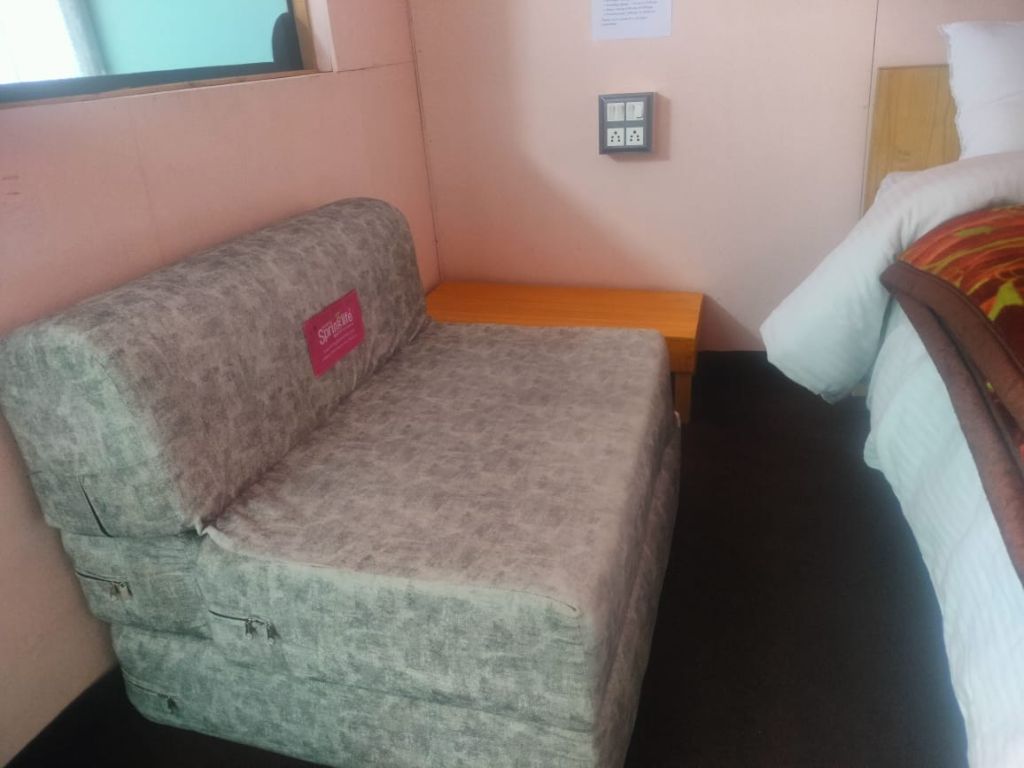 Room with sofa bed interior